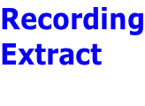 Recording Extract